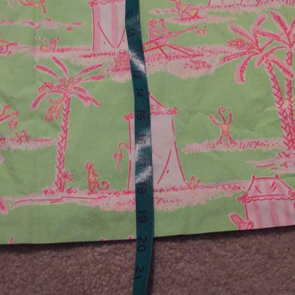 Lilly Pulitzer Green and Pink Skirt - Picture 7 of 7